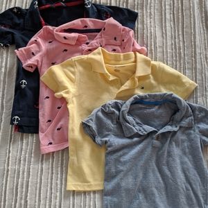 Bundle of four 3t polo shirts